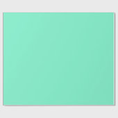 Vaste aquamarinewattenmint cadeaupapier (Vlak)