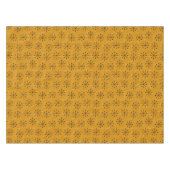 Vaste atoomstoot Patroon op goud | Retro Tafelkleed (Voorkant (Horizontaal))