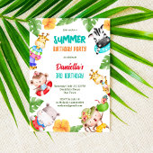 Vaste baby's op het strand kaart