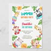 Vaste baby's op het strand kaart (Voorkant)