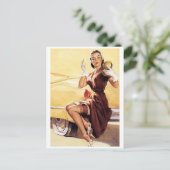 Vaste band omhoog briefkaart (Staand voorkant)