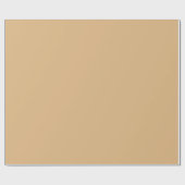 Vaste beige bruine kleur | Hex# DEB681 Cadeaupapier (Vlak)