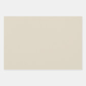 Vaste beige, wit beige inpakpapier vel (Voorkant 3)