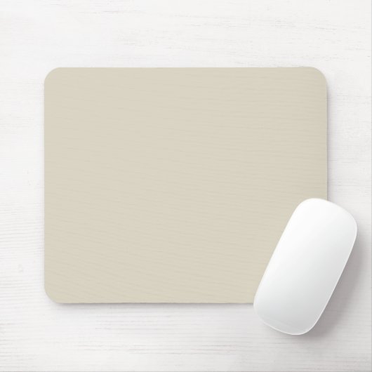 Vaste beige, wit beige muismat (Met muis)