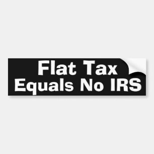 Vaste belasting bumpersticker