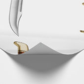 Vaste bladejachtmes cadeaupapier (Hoek)