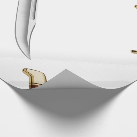 Vaste bladejachtmes cadeaupapier (Hoek)