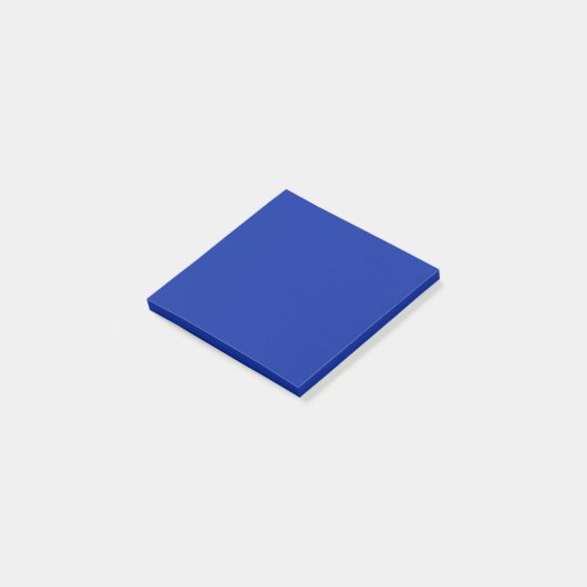 Vaste blauwe kleur | Hex# 00239C Post-it® Notes (Schuin)