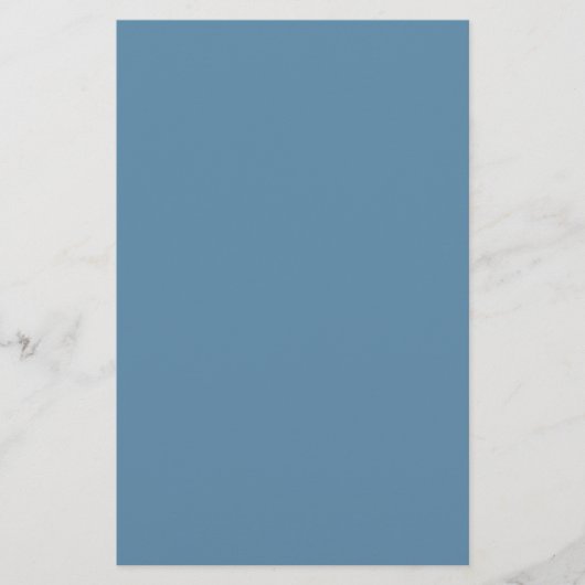 Vaste, blauwe, luchtkracht briefpapier (Voorkant)