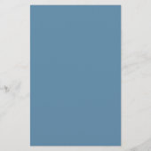 Vaste, blauwe, luchtkracht briefpapier (Achterkant)