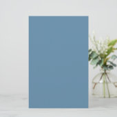 Vaste, blauwe, luchtkracht briefpapier (Staand voorkant)