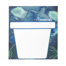 Vaste bloemen in blauw