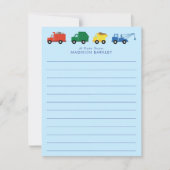 Vaste Briefpapier kaarten van het Kind van Cute Tr (Voorkant)