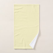 Vaste butter-gele kleur bad handdoek (Handdoek)