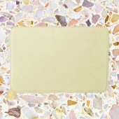 Vaste butter-gele kleur badmat