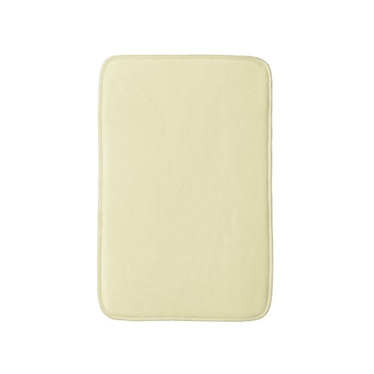 Vaste butter-gele kleur badmat (Voorkant Verticaal)