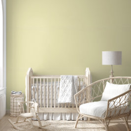 Vaste butter-gele kleur behang