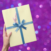 Vaste butter-gele kleur cadeaupapier