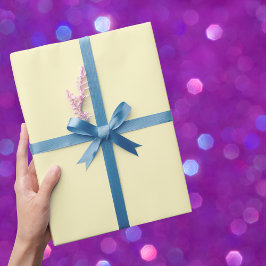 Vaste butter-gele kleur cadeaupapier