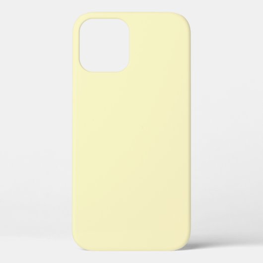 Vaste butter-gele kleur Case-Mate iPhone case (Achterkant)