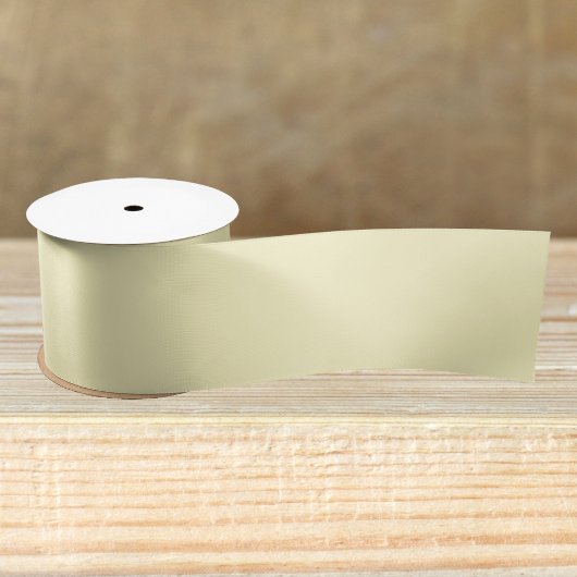 Vaste butter-gele kleur grosgrain lint