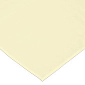 Vaste butter-gele kleur korte tafelloper (Hoek)
