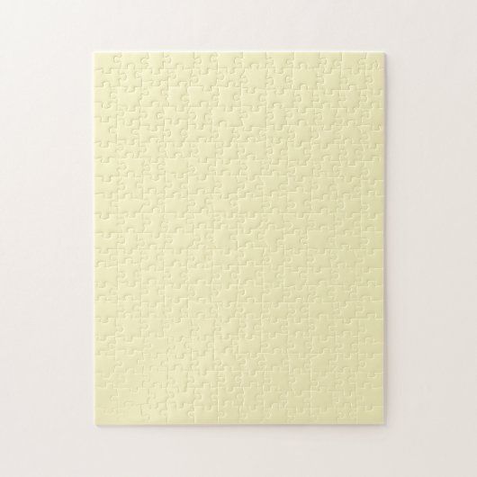 Vaste butter-gele kleur legpuzzel (Verticaal)