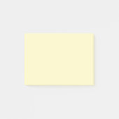 Vaste butter-gele kleur post-it® notes (Voorkant)