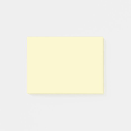 Vaste butter-gele kleur post-it® notes (Voorkant)