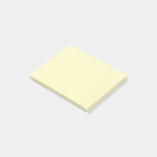 Vaste butter-gele kleur post-it® notes (Schuin)