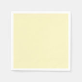 Vaste butter-gele kleur servet (Voorkant)