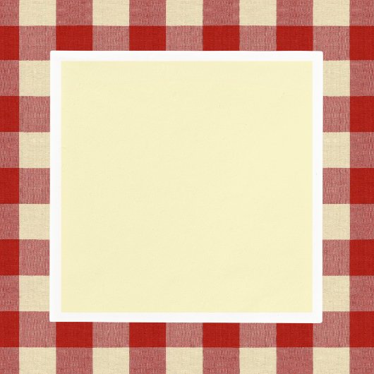 Vaste butter-gele kleur servet