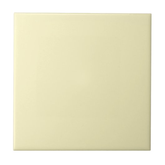Vaste butter-gele kleur tegeltje (Voorkant)