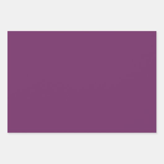 Vaste Byzantiumkleur Inpakpapier Vel (Voorkant 2)