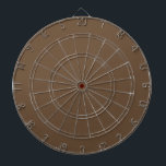 Vaste cacaobruin dartbord<br><div class="desc">Vast cacaobruin ontwerp.</div>
