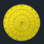 Vaste dandelium geel dartbord<br><div class="desc">Een stevig kleurenandelion geel ontwerp.</div>