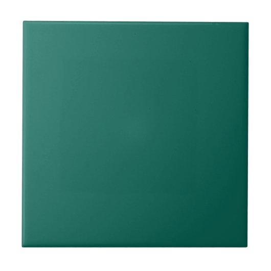 Vaste dennengroen blauwgroen tegeltje (Voorkant)
