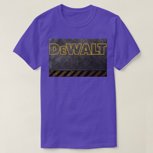 vaste dewalserij voor zware gereedschappen t-shirt (Design voorkant)