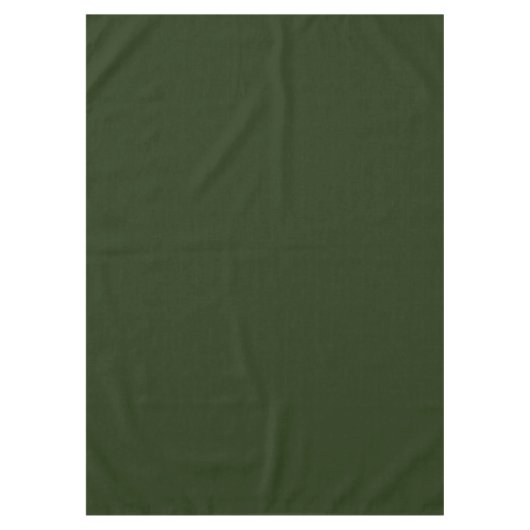 Vaste, diepe bosgroen tafelkleed (Voorkant)