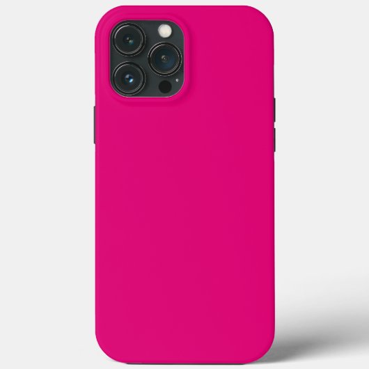 Vaste, diepe roze Case-Mate iPhone case (Achterkant)