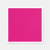 Vaste, diepe roze servet (Voorkant)