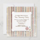 Vaste en heldere feestdagen kaart (Achterkant)