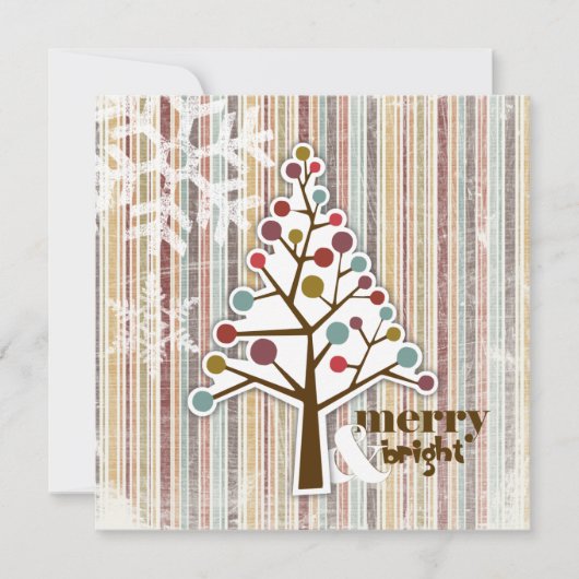 Vaste en heldere feestdagen kaart (Voorkant)