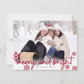 Vaste en heldere Vaste Vakantiekaart Feestdagenkaart (Voorkant)