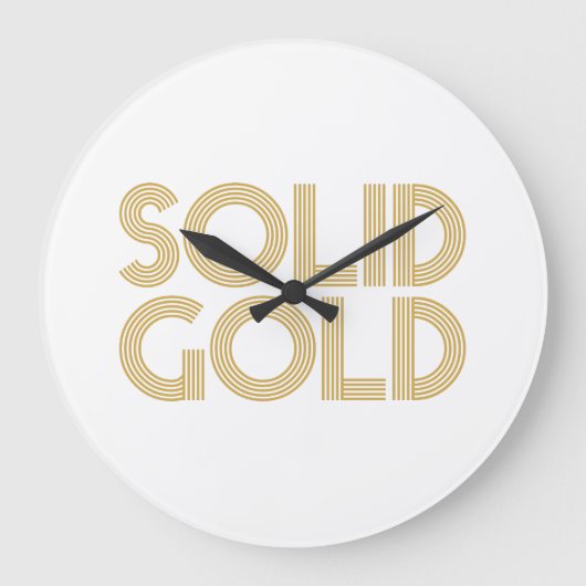 VASTE GOUD GROTE KLOK (Voorkant)
