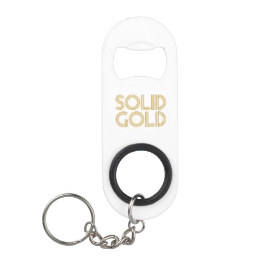 VASTE GOUD MINI FLESSENOPENER (Voorkant)