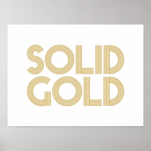 VASTE GOUD POSTER (Voorkant)