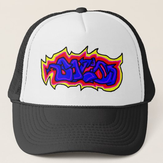 Vaste graffiti trucker pet (Voorkant)