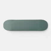 Vaste groene Eucalyptus-kleur | Hex# 5B7570 Persoonlijk Skateboard (Horizontaal)