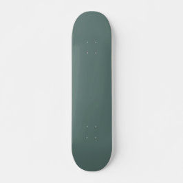 Vaste groene Eucalyptus-kleur | Hex# 5B7570 Persoonlijk Skateboard